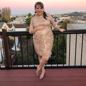 TFNC Sequin Maternity Dress